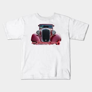 1933 Plymouth Deluxe Six 5 Window Coupe Kids T-Shirt